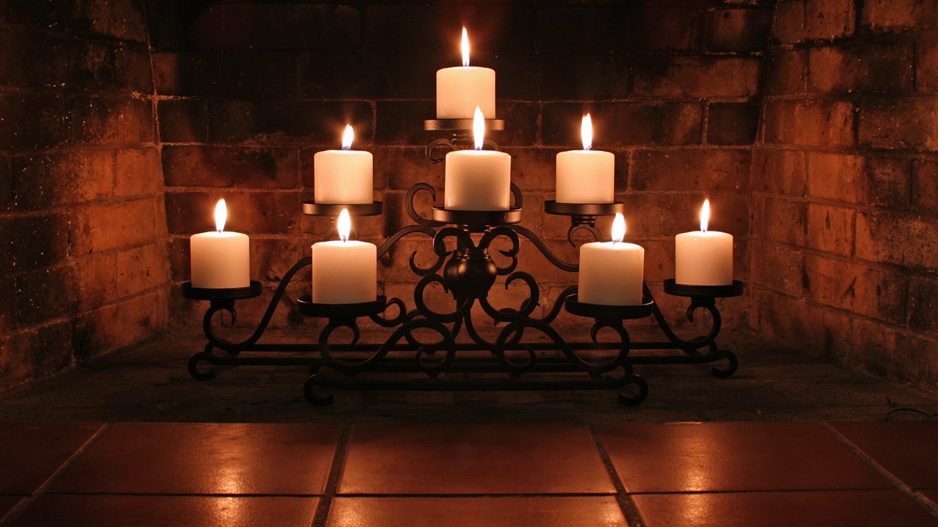 촛불의 벽지 (3) #2 - 1366x768