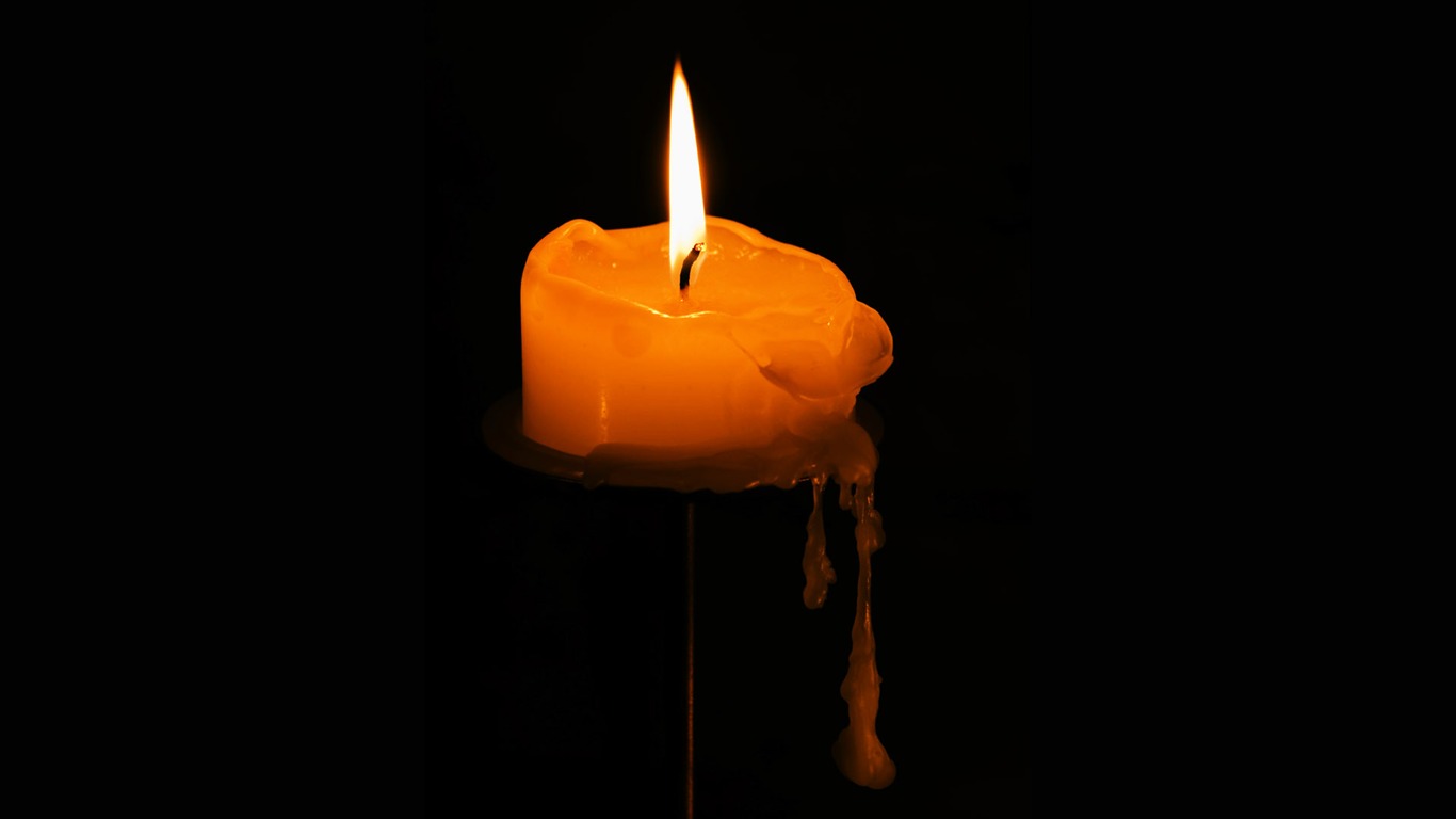 Candlelit wallpaper (3) #8 - 1366x768