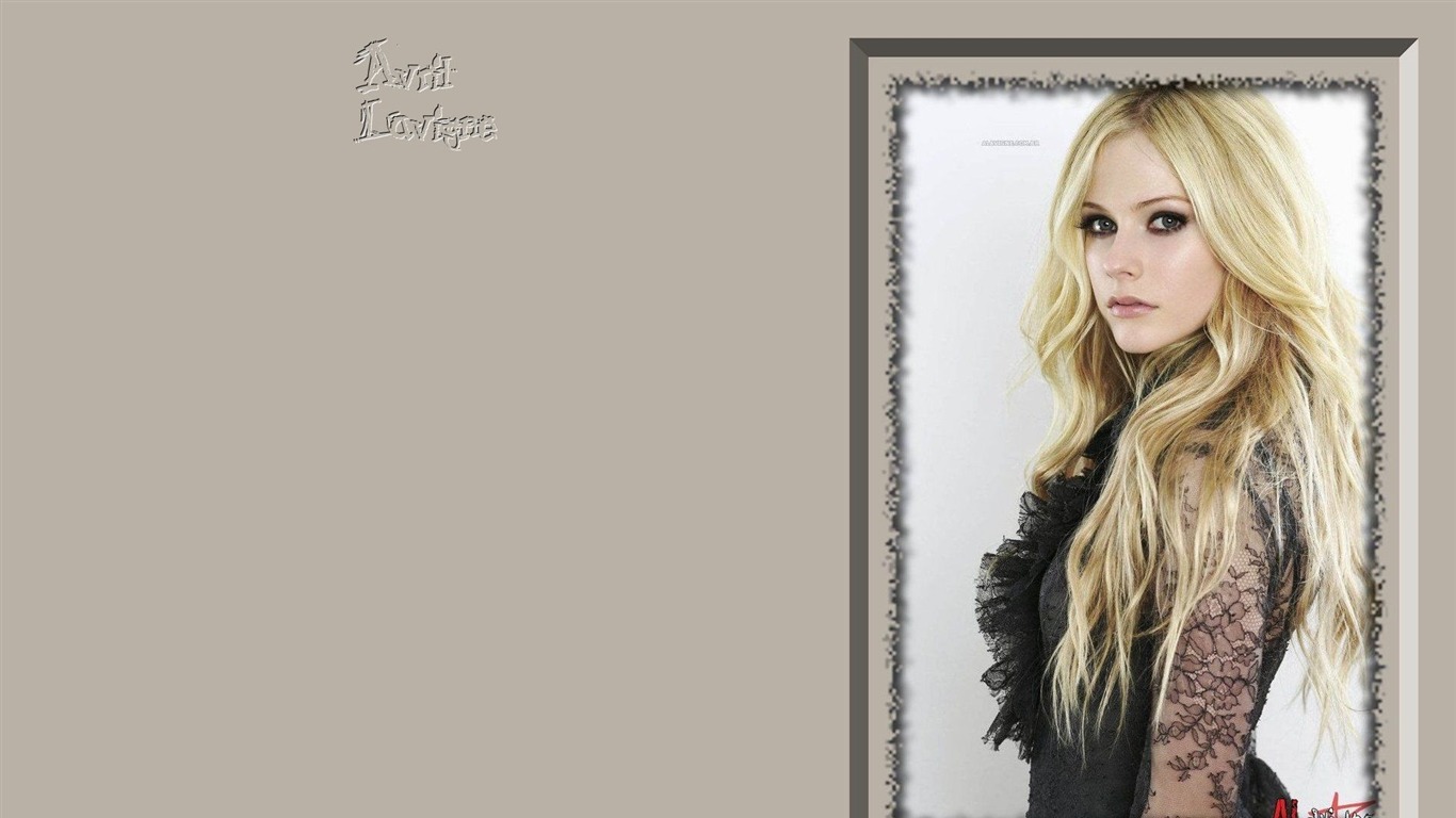 Avril Lavigne schöne Tapete #5 - 1366x768
