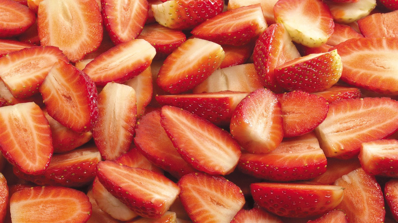 Features widescreen wallpaper fruit (2) #13 - 1366x768