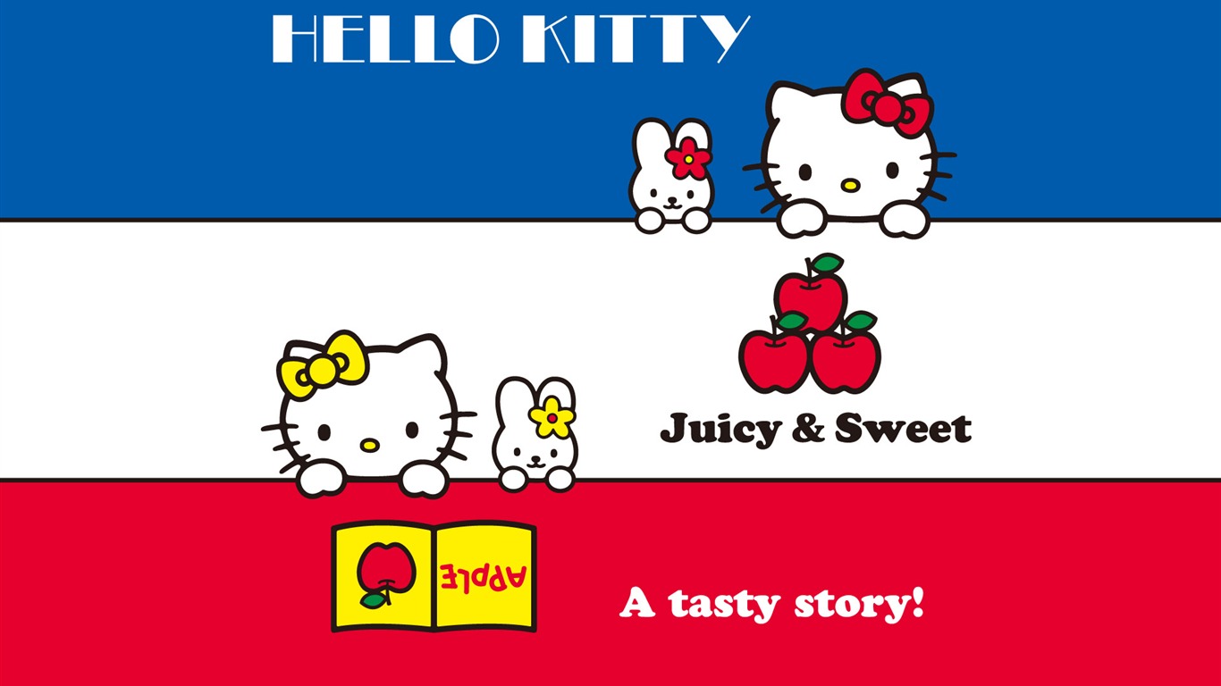レトロ Hellokittyの壁紙 1 10 1366x768 高画質 ハローキティ Hello Kitty Pcデスクトップ壁紙 画像 大量 Naver まとめ