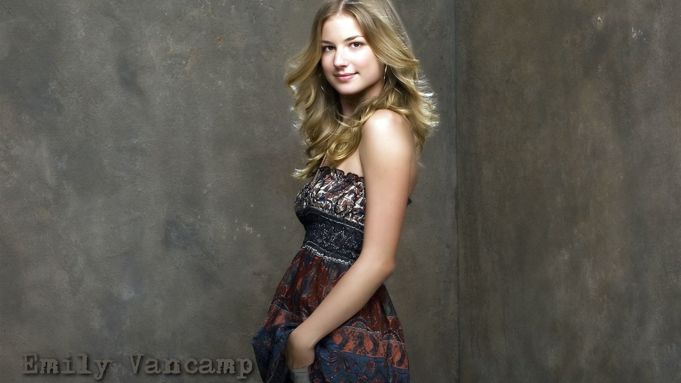 Emily VanCamp hermoso fondo de pantalla #7 - 1366x768