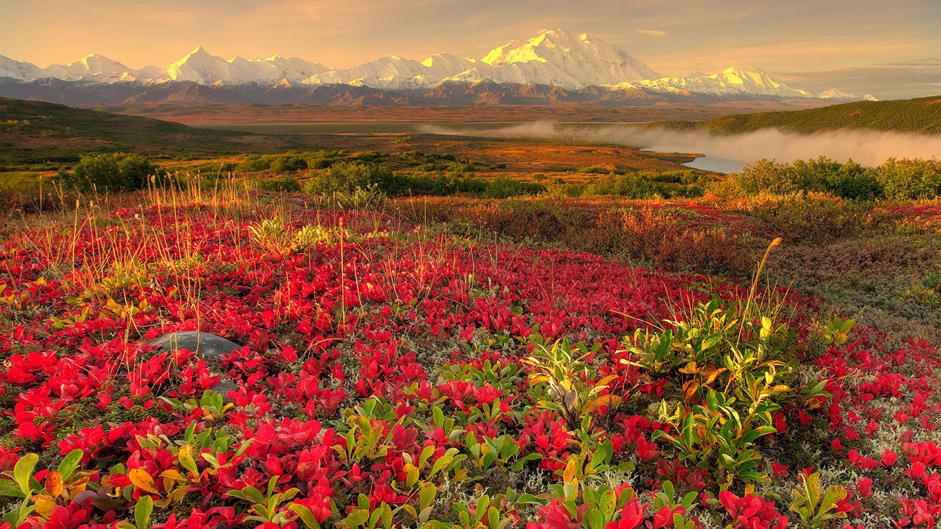Fondos de escritorio de paisajes de Alaska (2) #6 - 1366x768