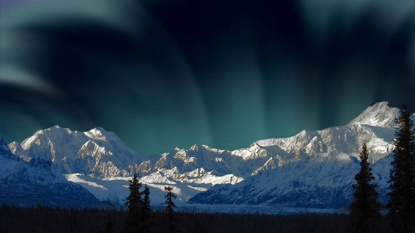 Fondos de escritorio de paisajes de Alaska (2) #8 - 1366x768