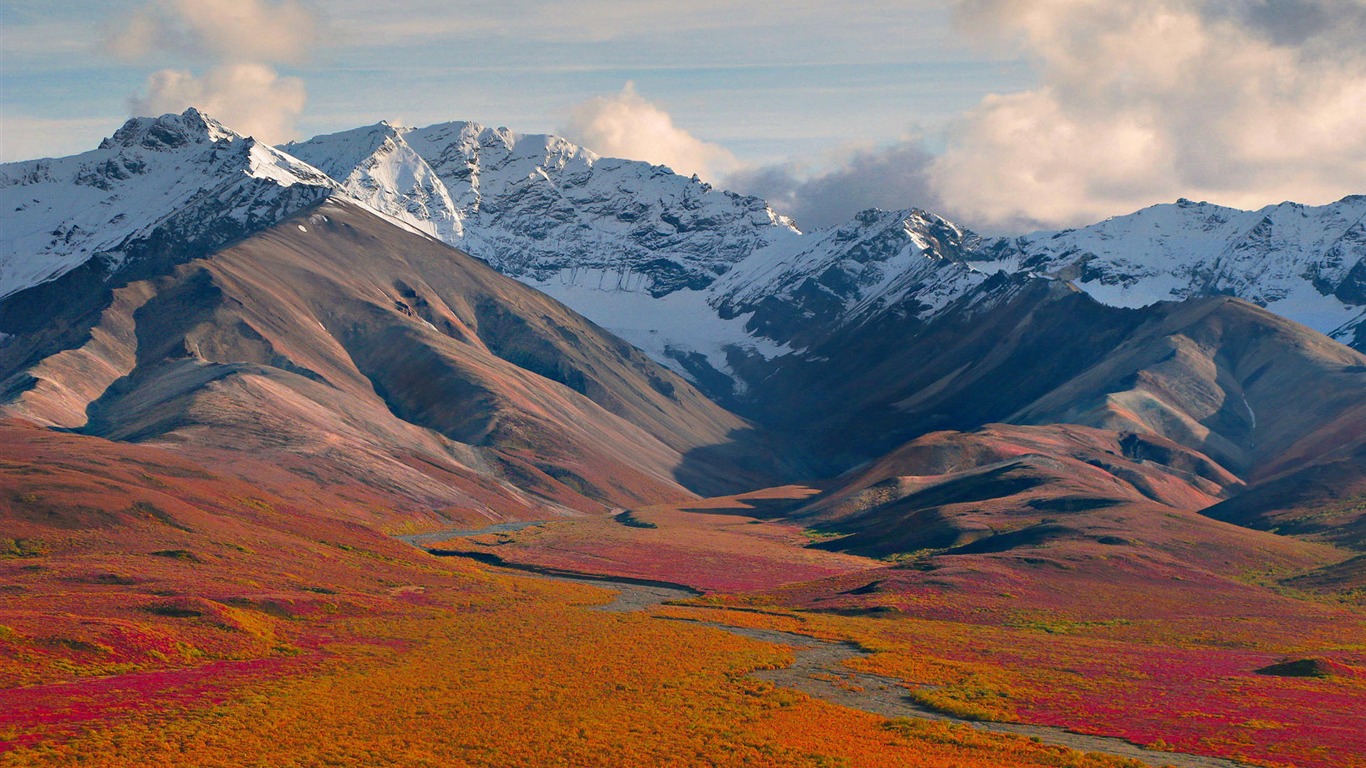 Fondos de escritorio de paisajes de Alaska (2) #15 - 1366x768