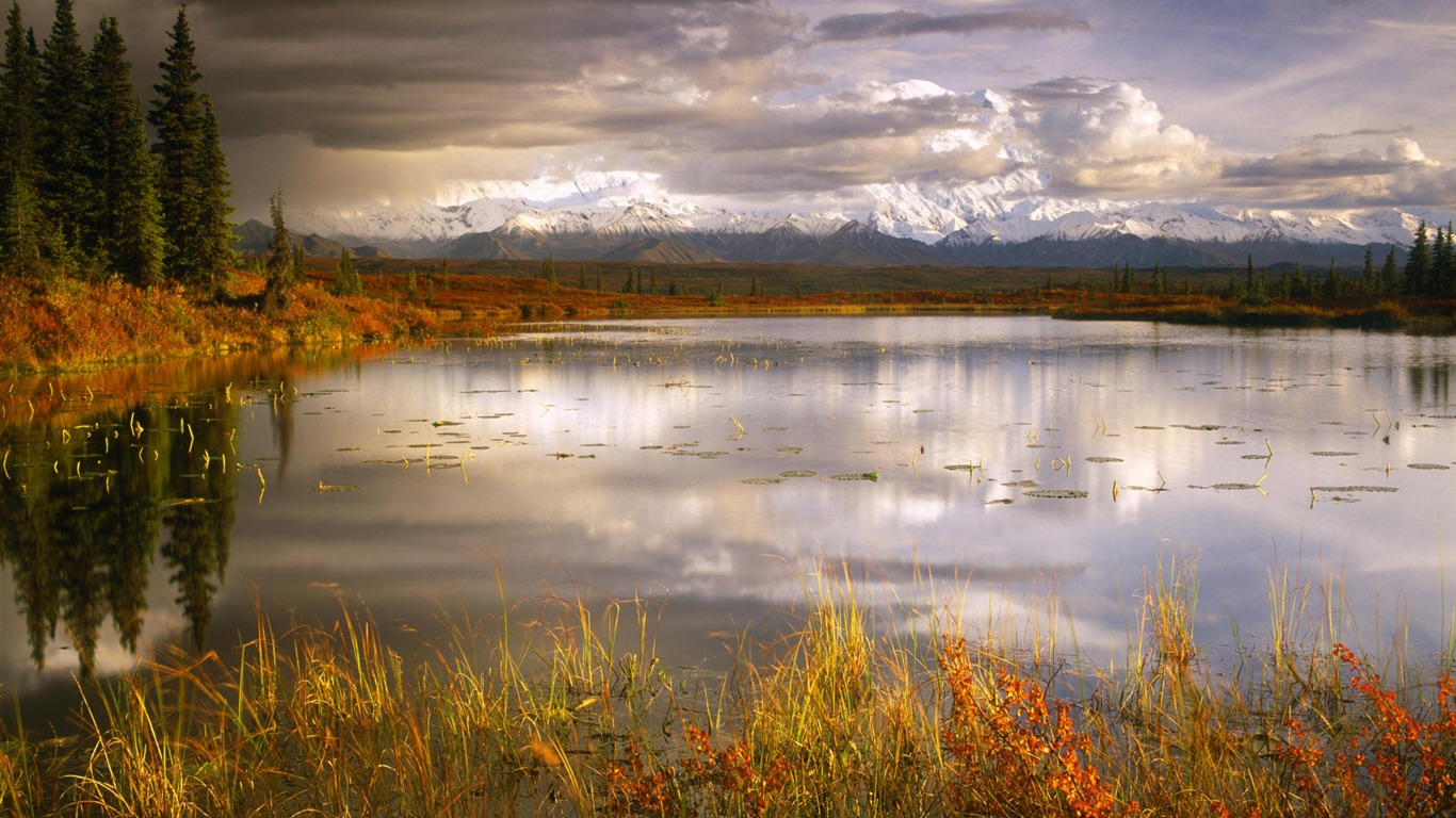 Fondos de escritorio de paisajes de Alaska (2) #20 - 1366x768