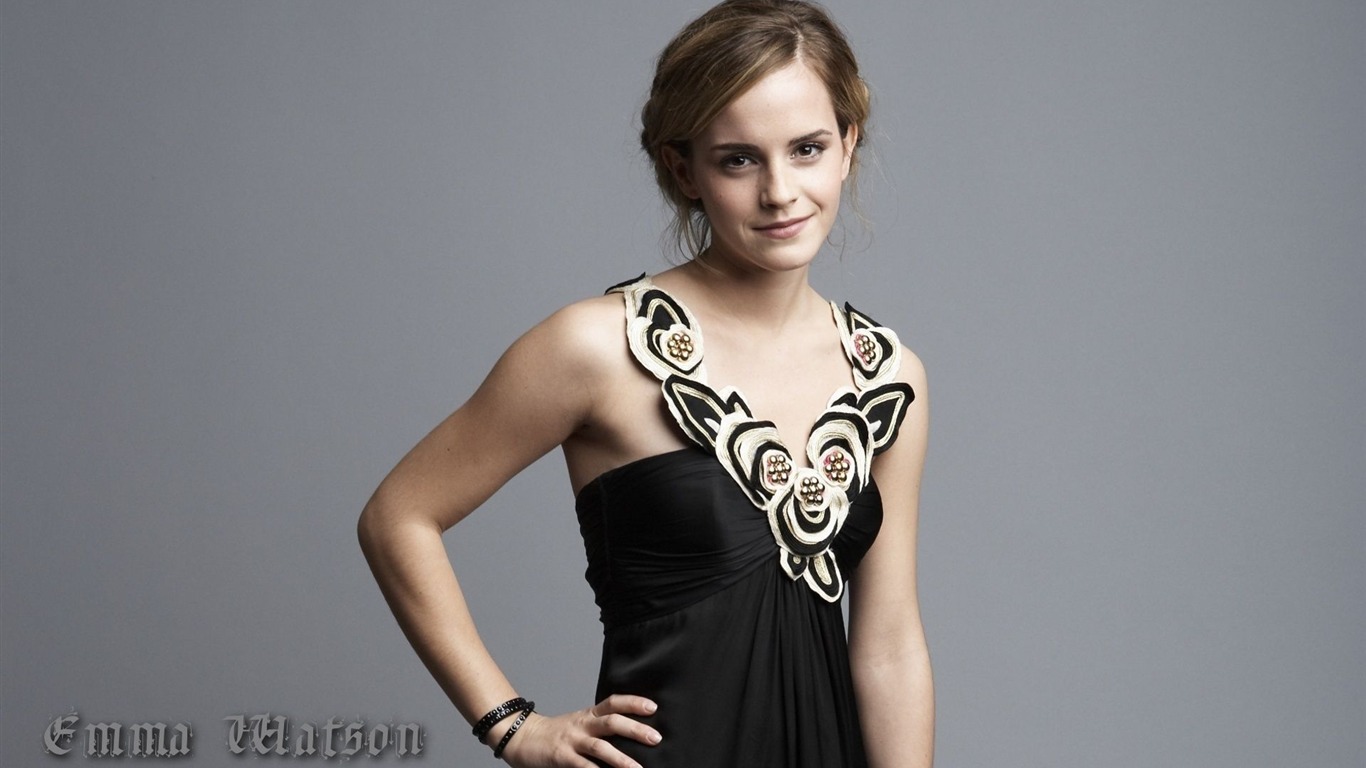 Emma Watson krásnou tapetu #23 - 1366x768