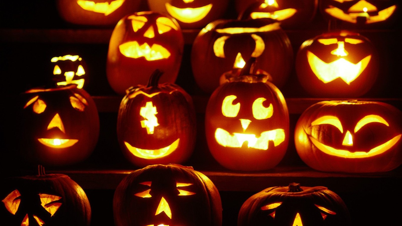 Halloween Téma Tapety na plochu (1) #6 - 1366x768