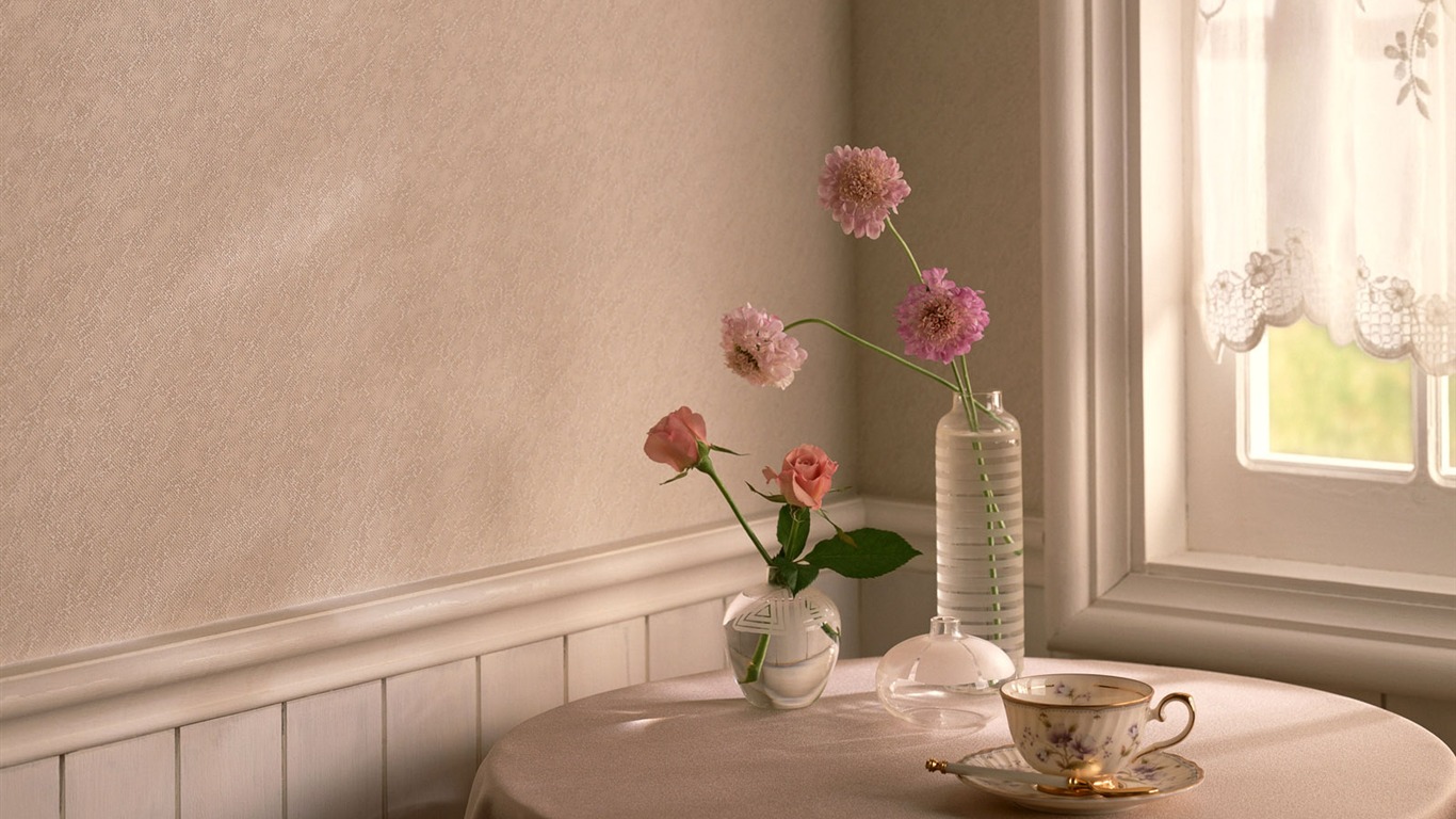 室内花の壁紙(6) #11 - 1366x768