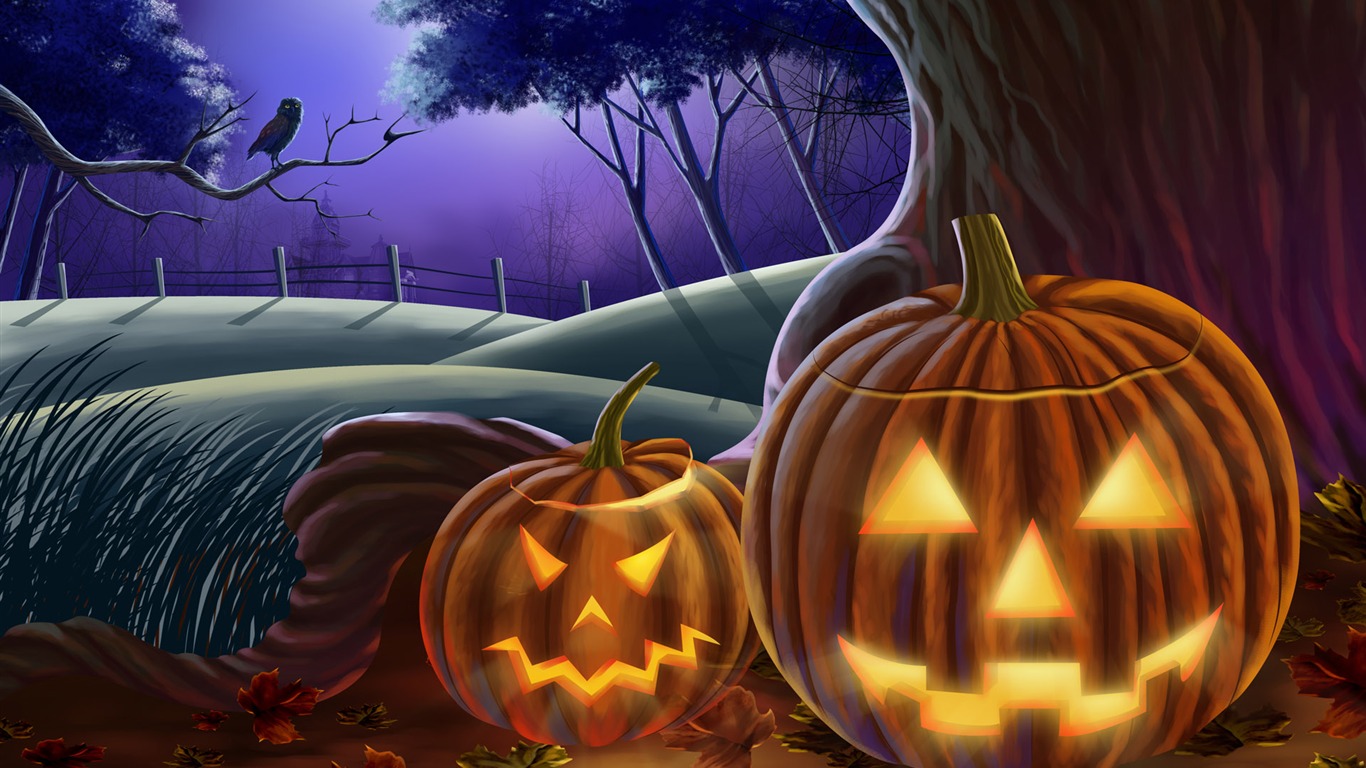 Halloween Theme Wallpapers (3) #6 - 1366x768