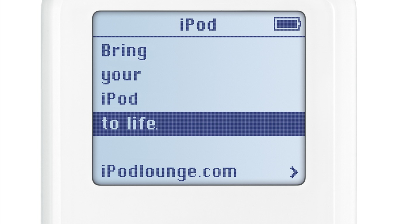 Fond d'écran iPod (1) #8 - 1366x768