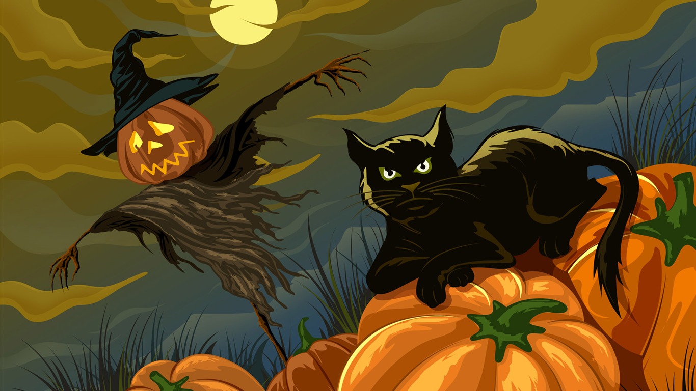 Fondos de Halloween temáticos (4) #15 - 1366x768