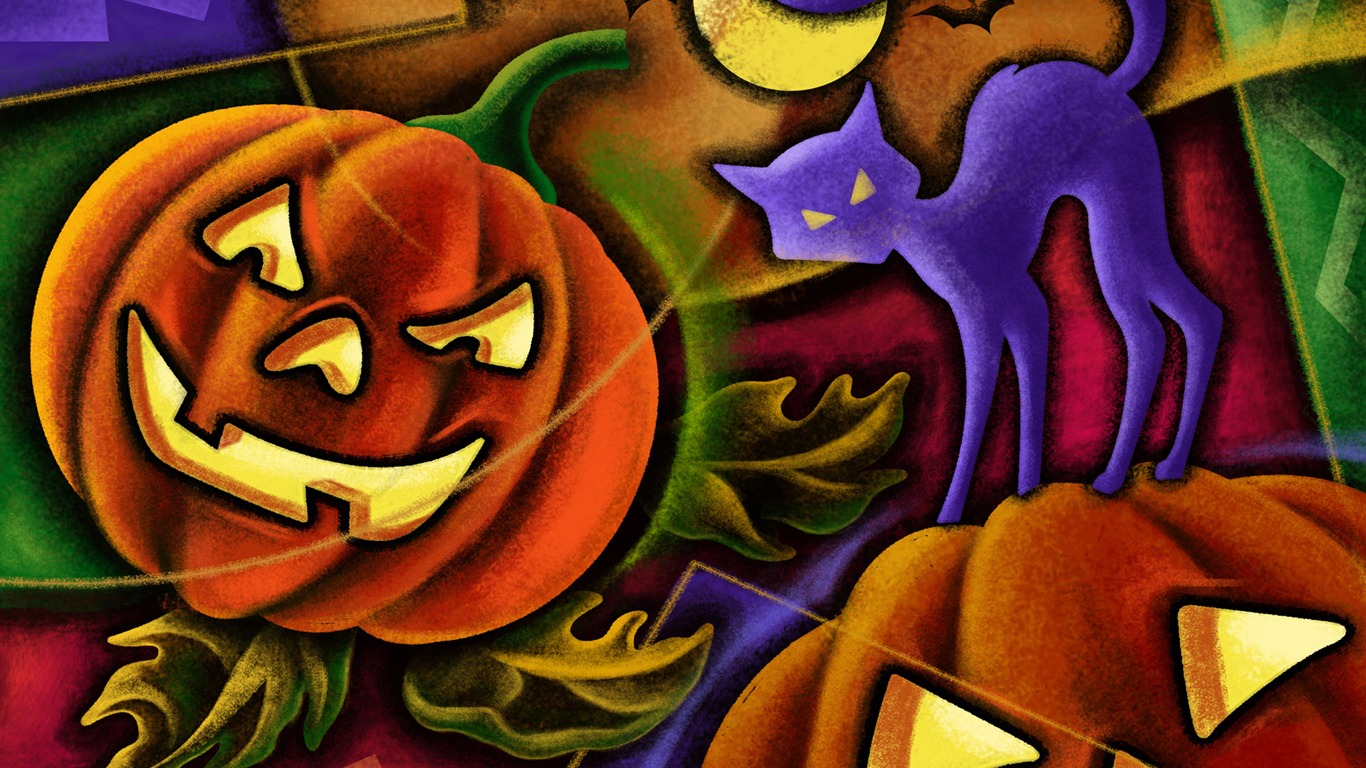 Fondos de Halloween temáticos (5) #11 - 1366x768