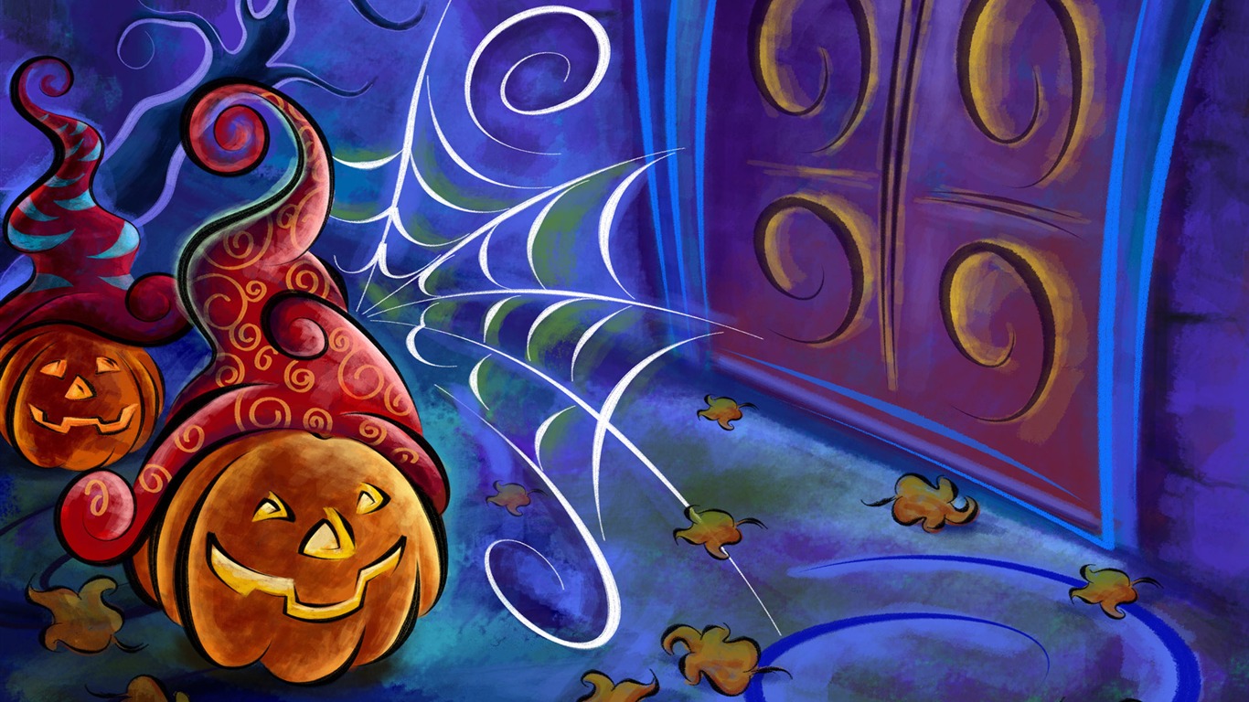 Fondos de Halloween temáticos (5) #16 - 1366x768