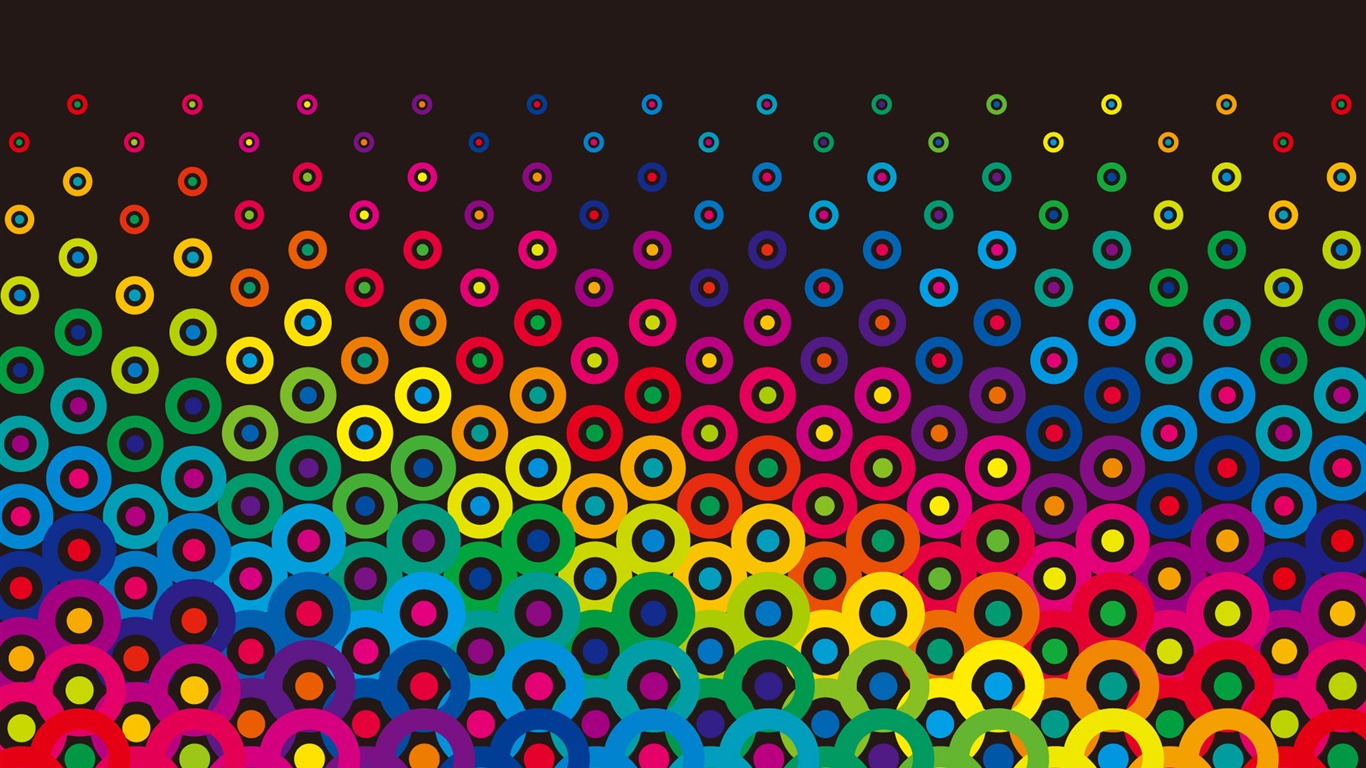 Colorful vector background wallpaper (1) #1 - 1366x768