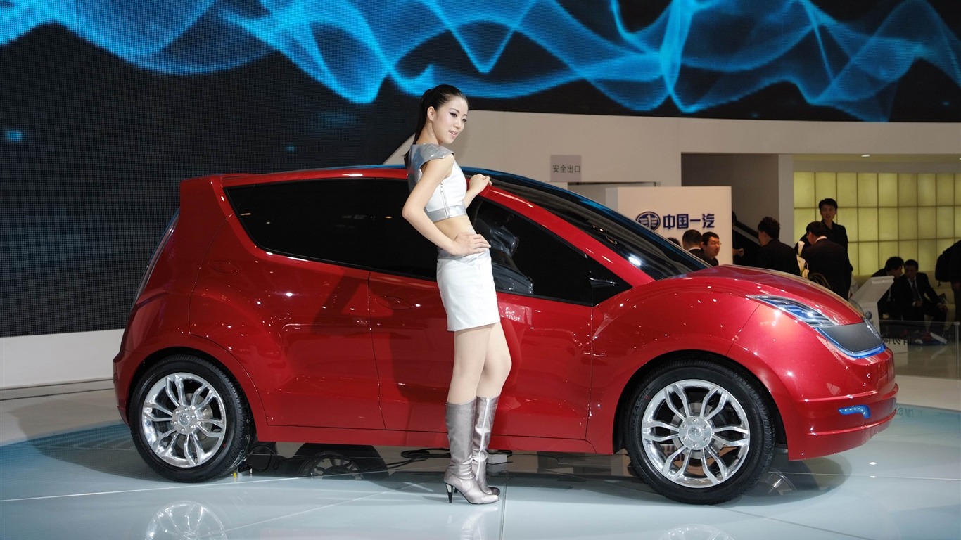 2010 Beijing International Auto Show Heung Che beauty (rebar works) #3 - 1366x768