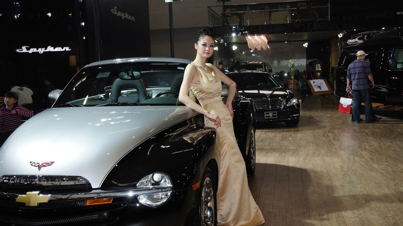 2010 Beijing International Auto Show Heung Che beauty (rebar works) #14 - 1366x768