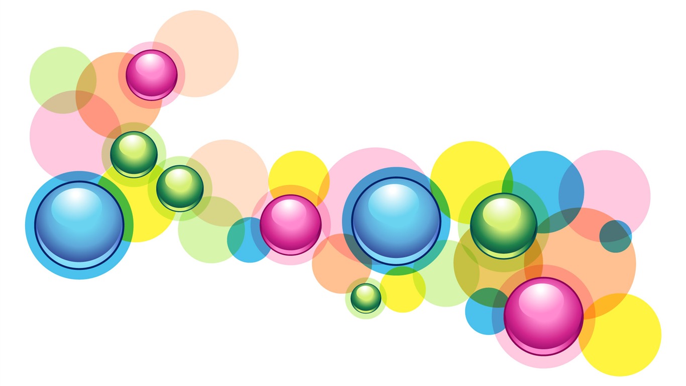 Colorful vector background wallpaper (4) #11 - 1366x768