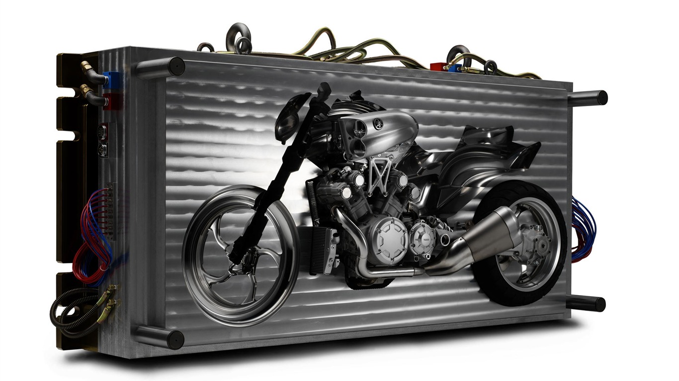 Concept d'écran de moto (3) #15 - 1366x768