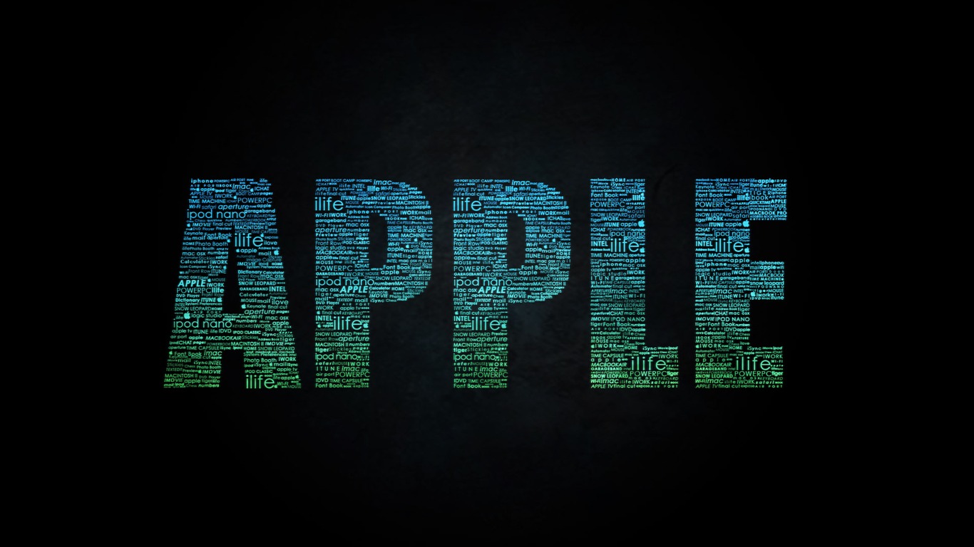 Apple Thema Tapete Album (9) #4 - 1366x768