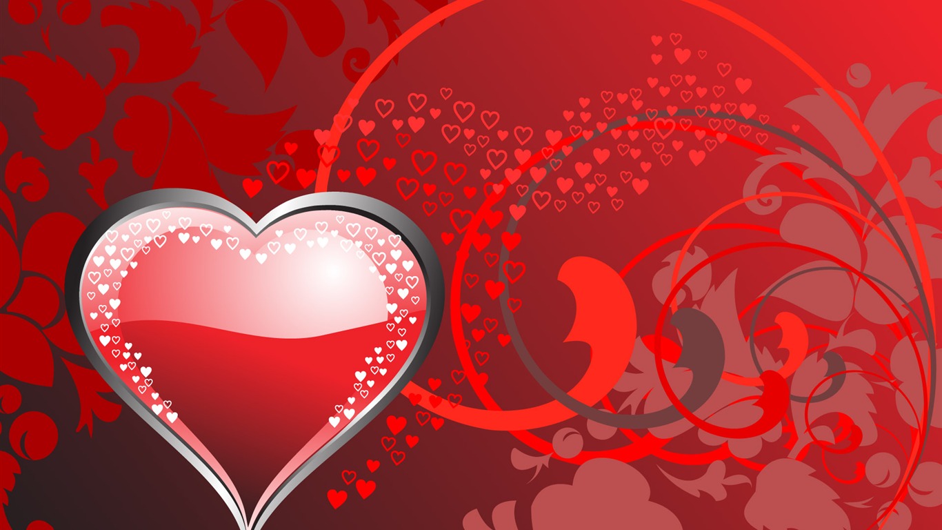 Fondos de pantalla del Día de San Valentín temáticos (5) #5 - 1366x768