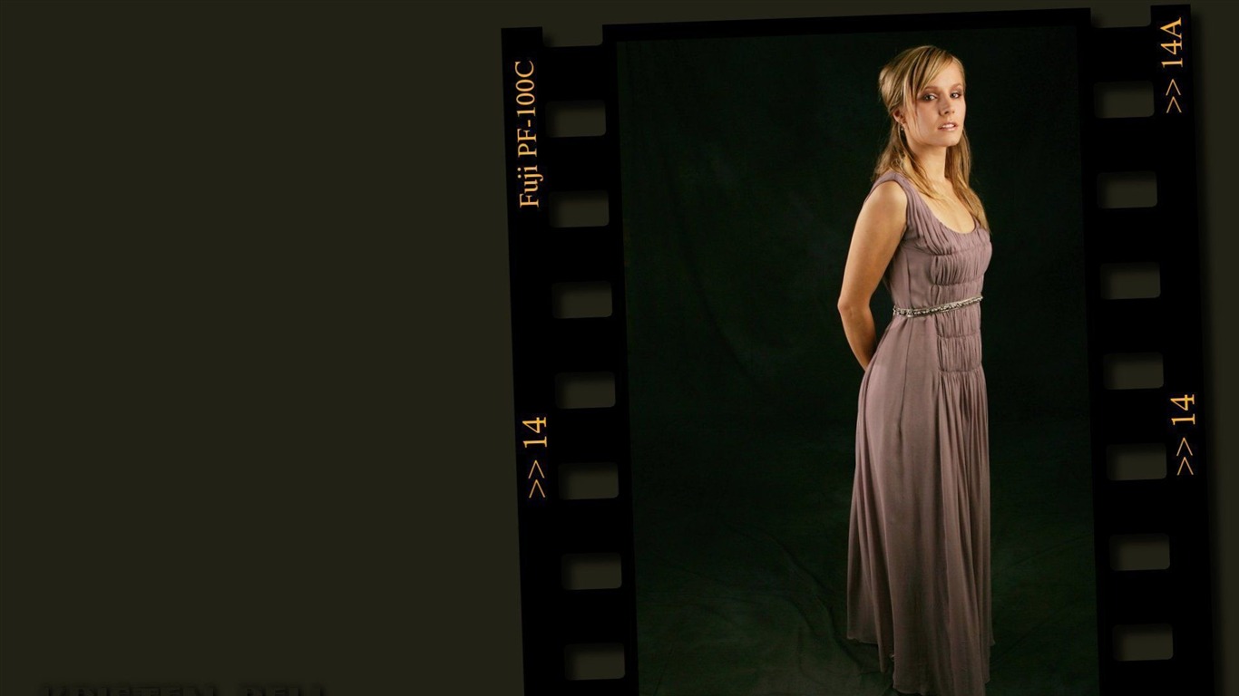 Kristen Bell hermoso fondo de pantalla #2 - 1366x768