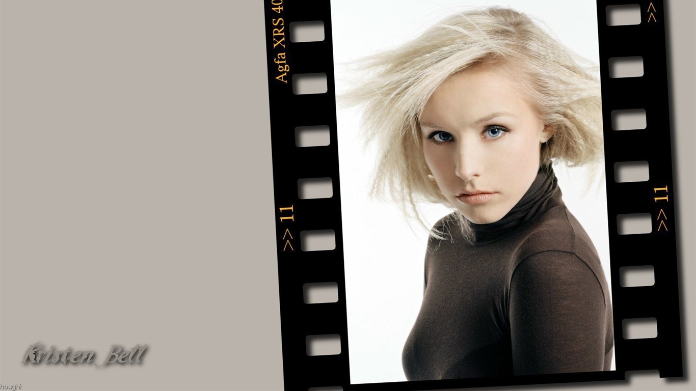 Kristen Bell beau fond d'écran #14 - 1366x768