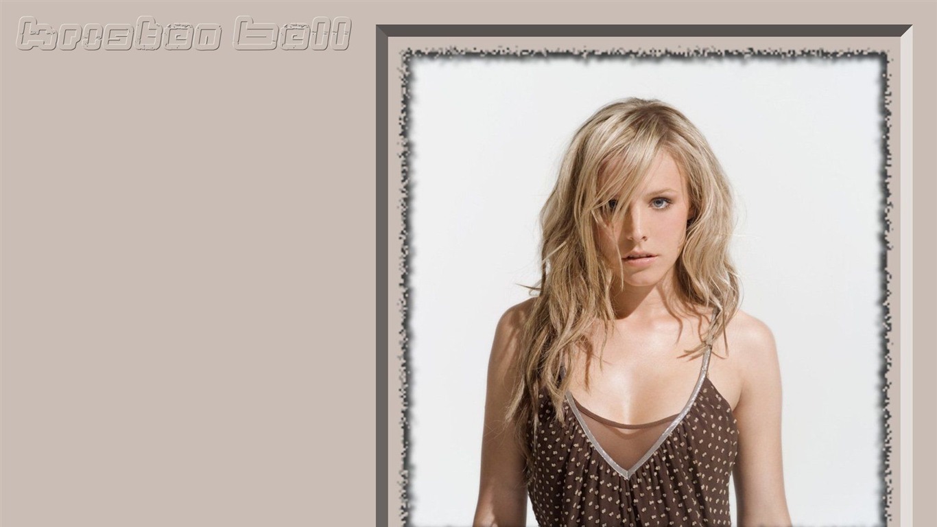 Kristen Bell 克里斯汀·贝尔 美女壁纸15 - 1366x768