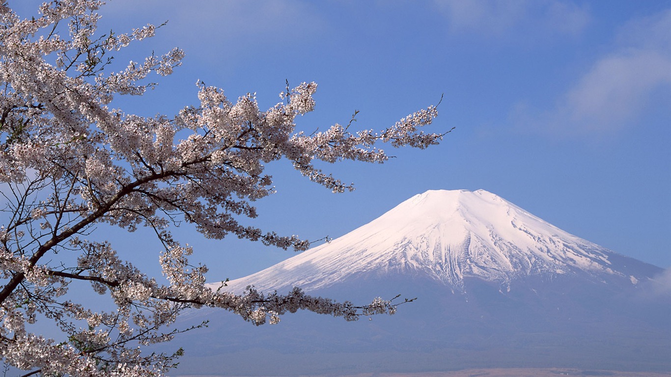 Mount Fuji, Japonsko tapety (1) #4 - 1366x768