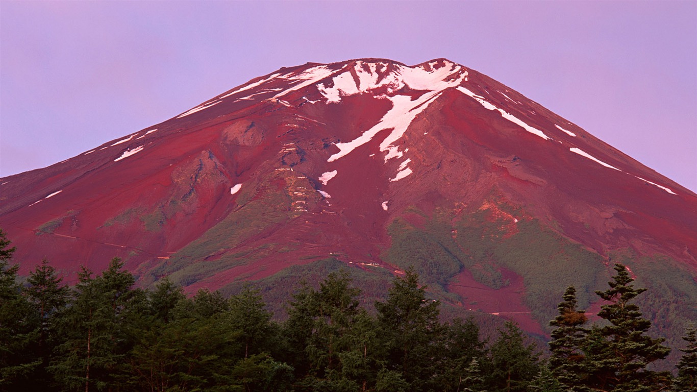Гора Фудзи, Япония обои (1) #12 - 1366x768