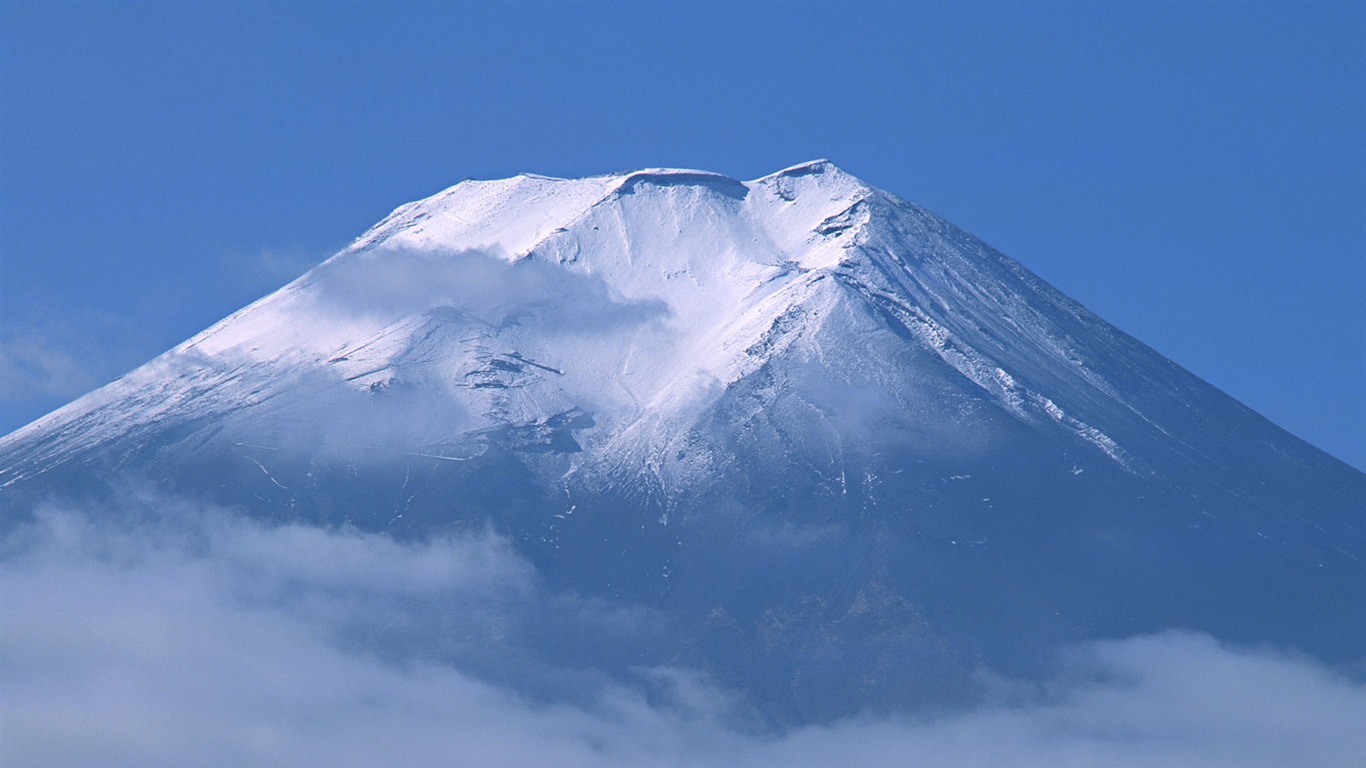 Mount Fuji, Japonsko tapety (1) #16 - 1366x768