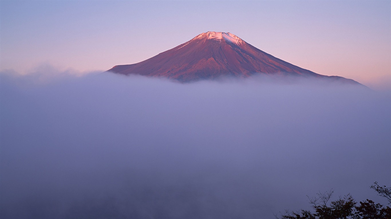 Mount Fuji, Japonsko tapety (1) #18 - 1366x768