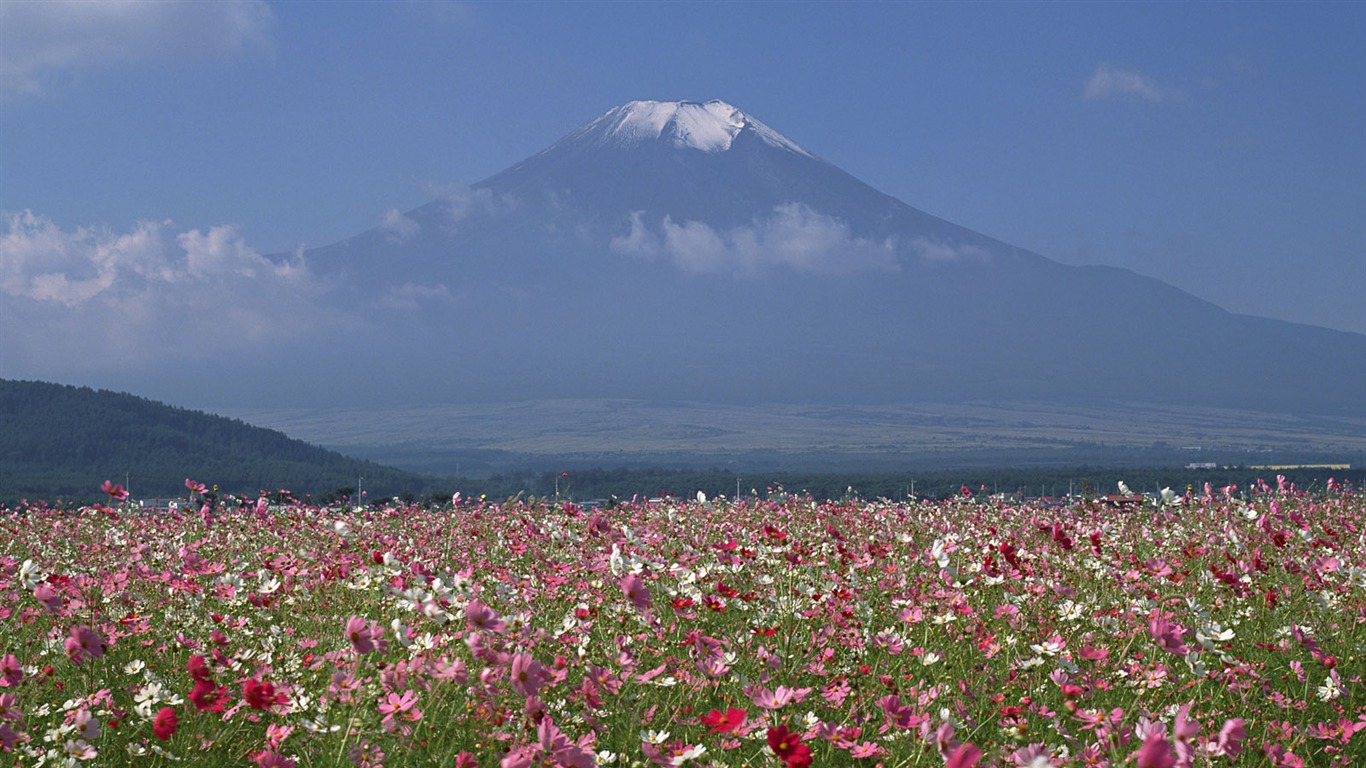 Mount Fuji, Japonsko tapety (1) #20 - 1366x768