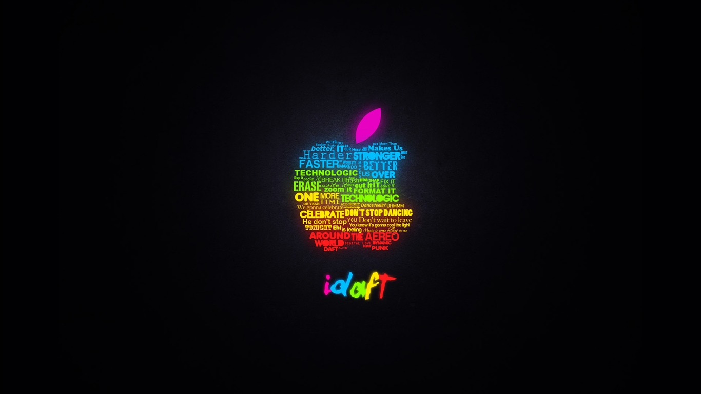 album Apple wallpaper thème (11) #19 - 1366x768