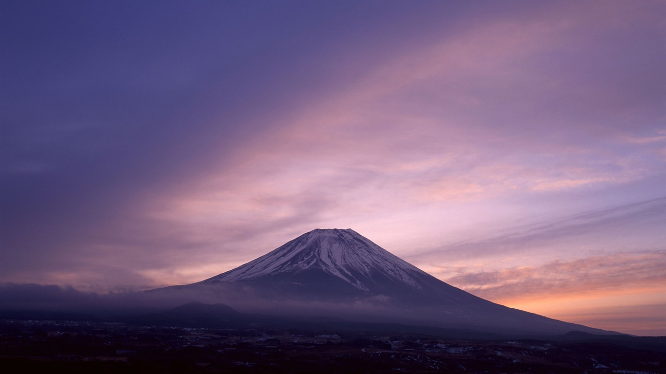 Гора Фудзи, Япония обои (2) #4 - 1366x768
