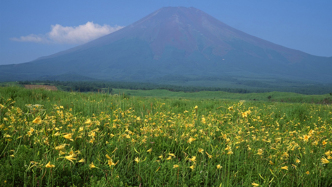 Гора Фудзи, Япония обои (2) #5 - 1366x768