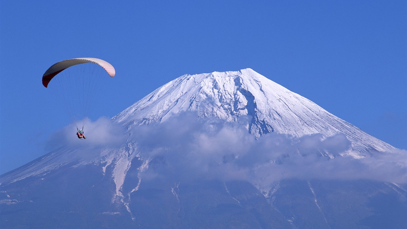 Гора Фудзи, Япония обои (2) #17 - 1366x768