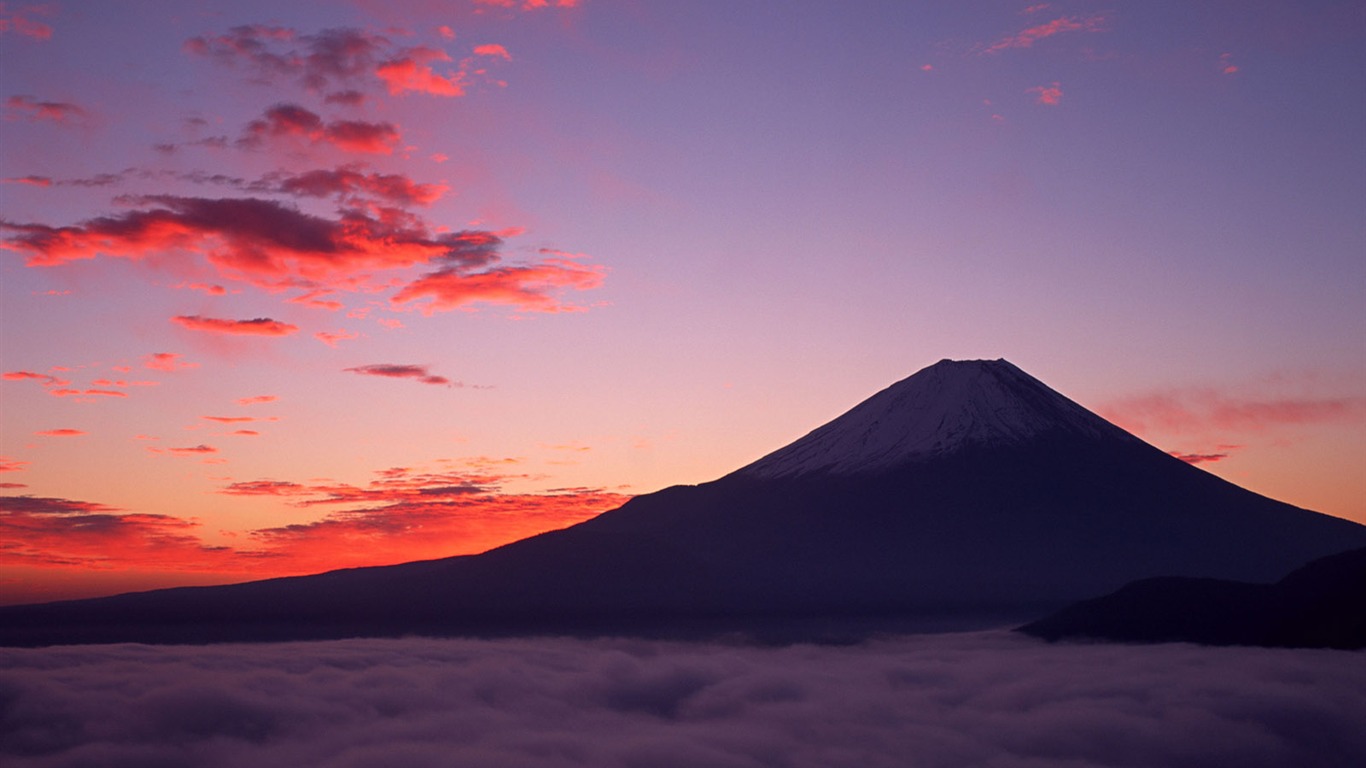 Гора Фудзи, Япония обои (2) #19 - 1366x768