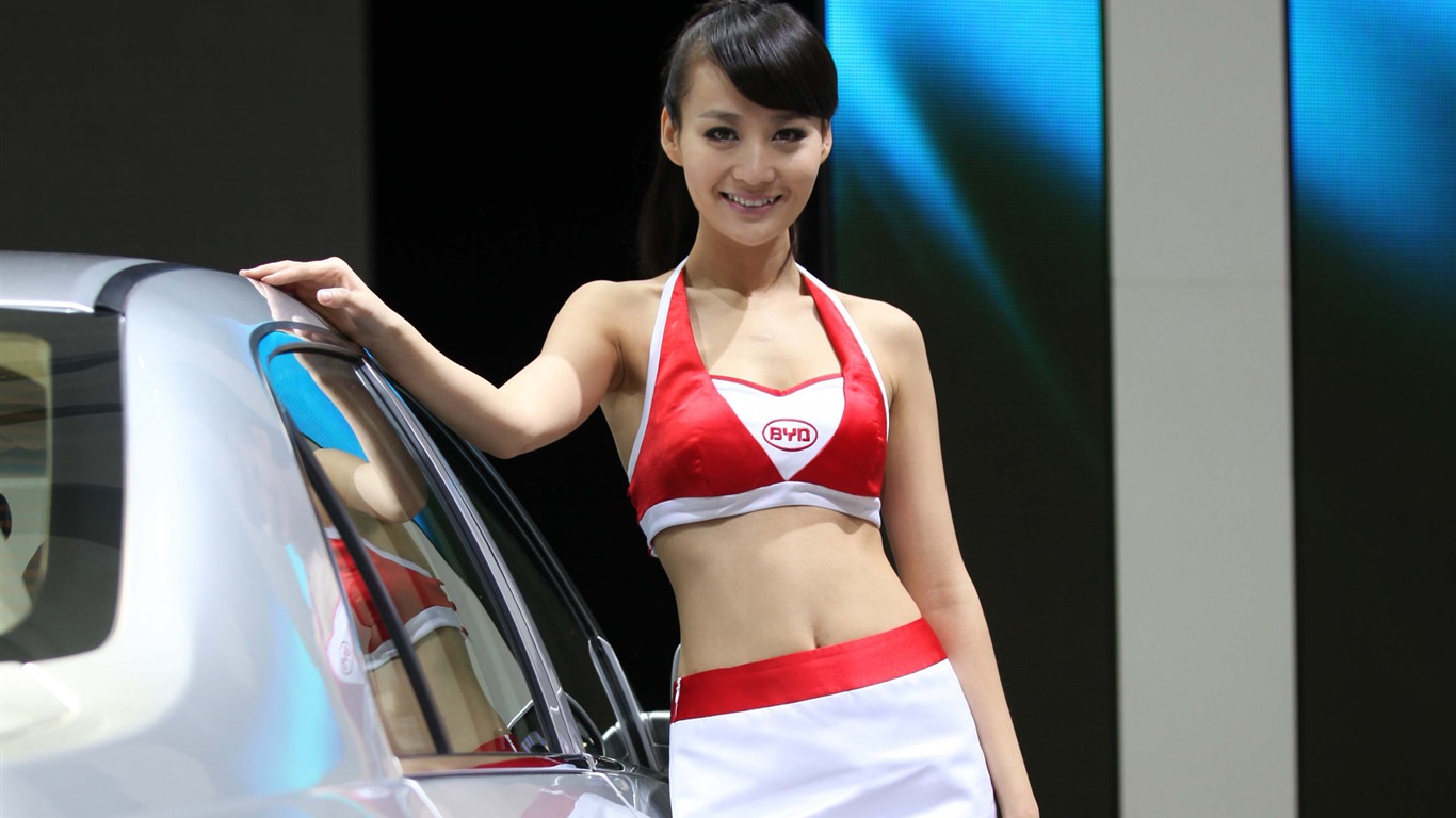 2010北京国际车展 美女(一) (追云的风作品)11 - 1366x768