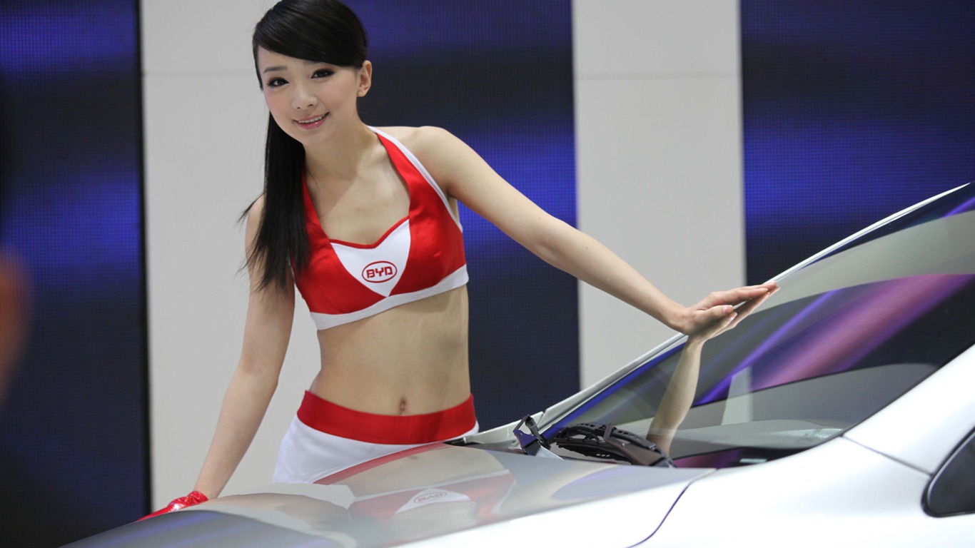 2010北京国际车展 美女(一) (追云的风作品)19 - 1366x768