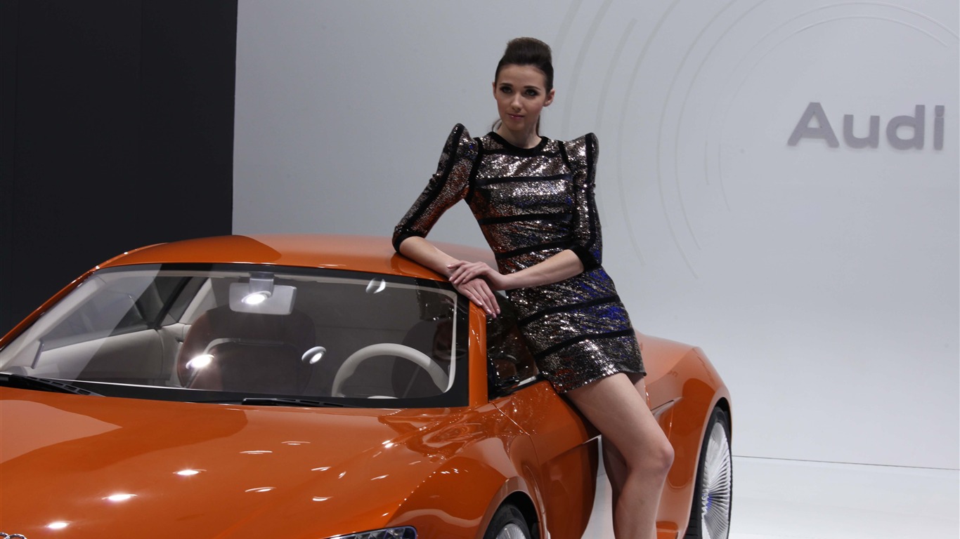 2010 Beijing International Auto Show beauty (2) (the wind chasing the clouds works) #5 - 1366x768
