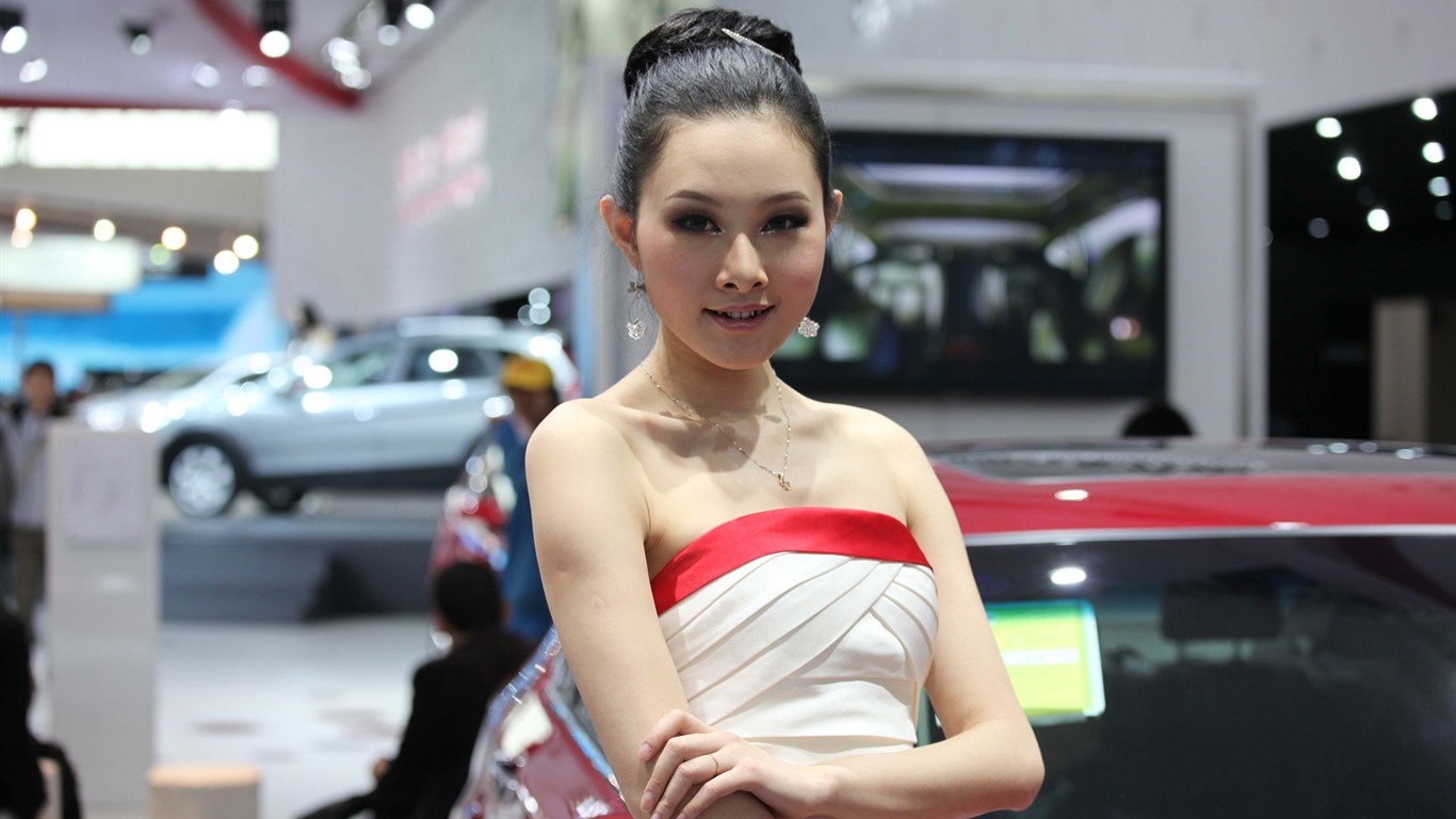 2010北京国际车展 美女(二) (追云的风作品)39 - 1366x768