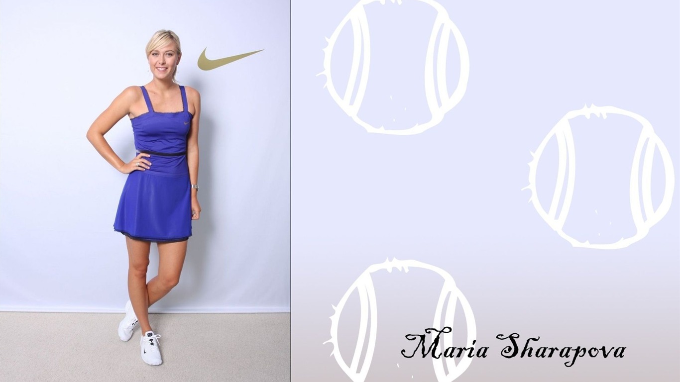 Maria Sharapova beautiful wallpaper #16 - 1366x768