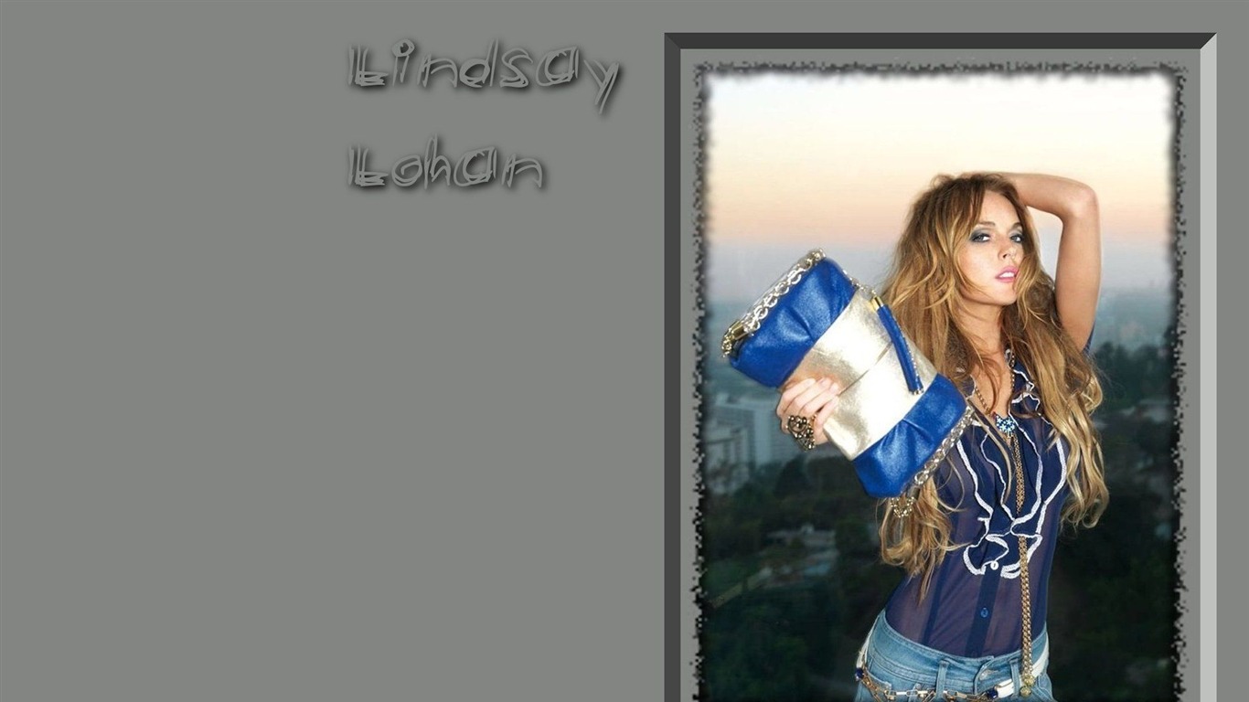 Lindsay Lohan 林赛·罗韩 美女壁纸18 - 1366x768