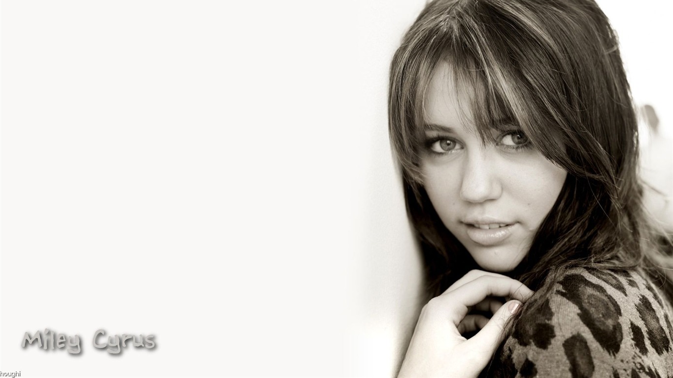Miley Cyrus 麦莉·赛勒斯 美女壁纸12 - 1366x768