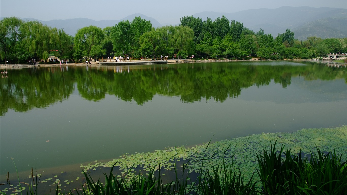 Xiangshan jardín principios del verano (obras barras de refuerzo) #12 - 1366x768