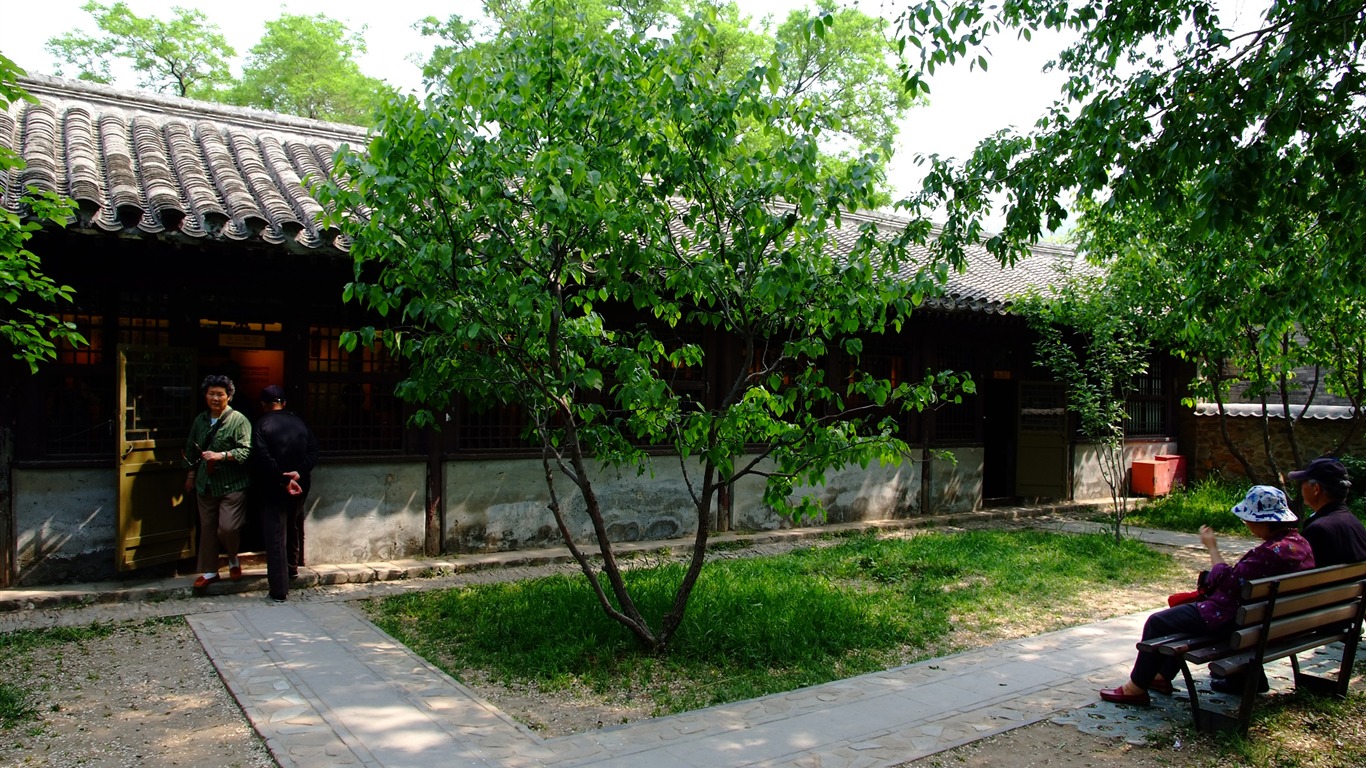 Xiangshan jardín principios del verano (obras barras de refuerzo) #18 - 1366x768