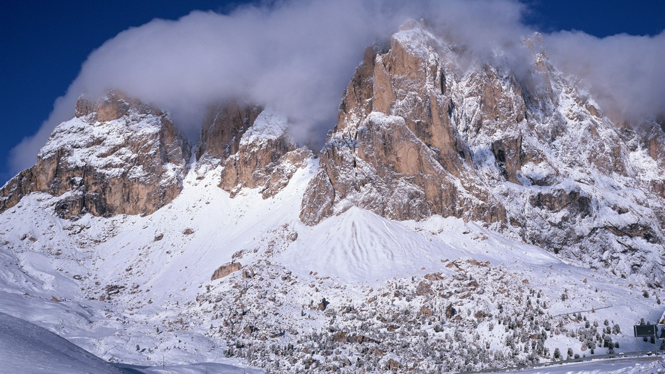 Snow Mountain Wallpaper (1) #1 - 1366x768