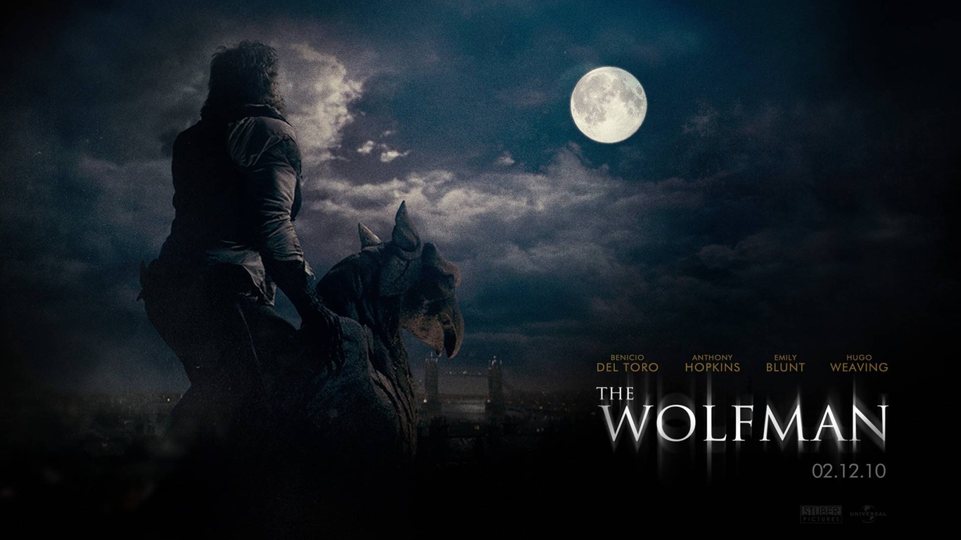 Tapety Wolfman film #4 - 1366x768