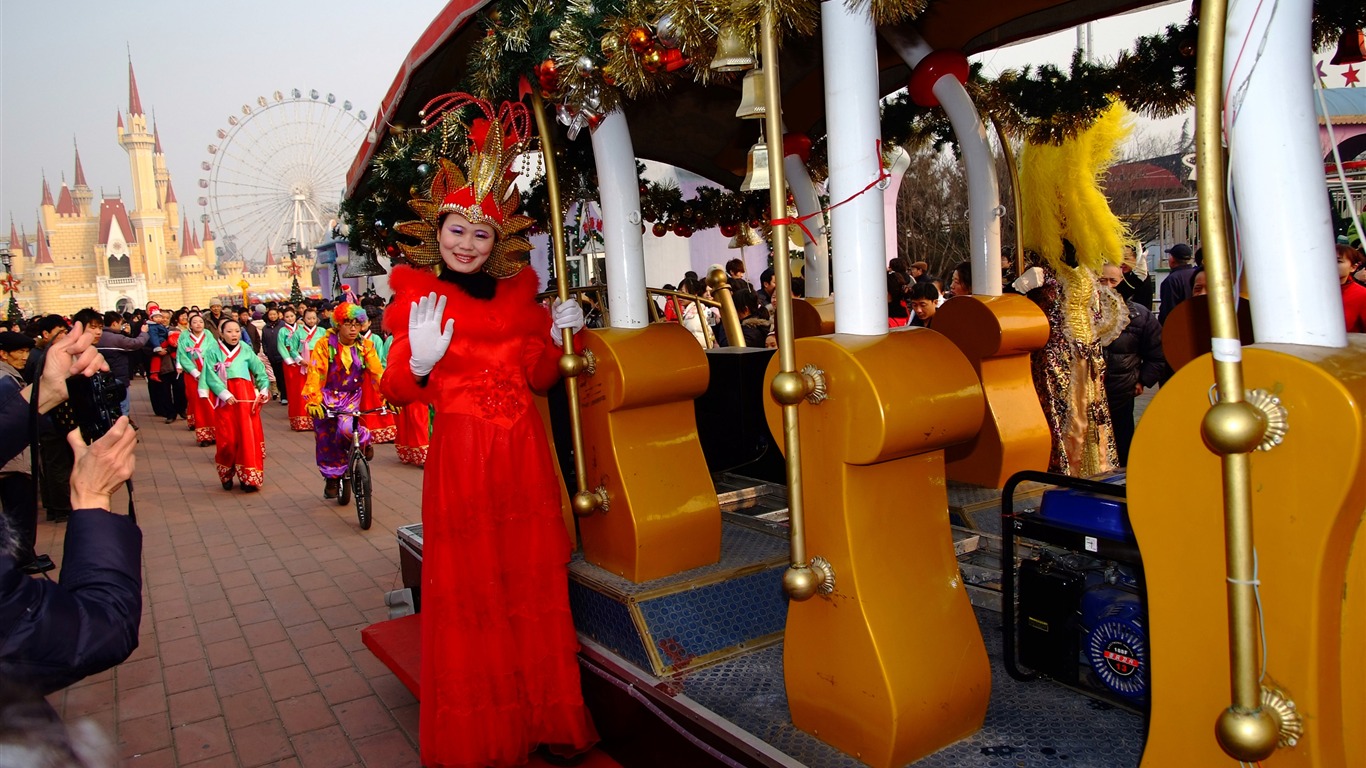 Happy Chinese New Year of the Beijing Yang Temple (Bewehren) #13 - 1366x768